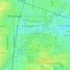 Campustown topographic map, elevation, terrain