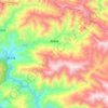 高楠镇 topographic map, elevation, terrain