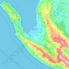 Orikum topographic map, elevation, terrain