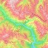 Isola topographic map, elevation, terrain