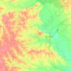 Ouachita County topographic map, elevation, terrain
