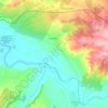 Cebolla topographic map, elevation, terrain