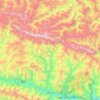 卡坝乡 topographic map, elevation, terrain