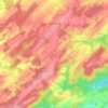Porcheresse topographic map, elevation, terrain