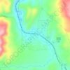 Oak Creek topographic map, elevation, terrain