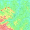 Machado topographic map, elevation, terrain