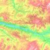 Koyulhisar topographic map, elevation, terrain