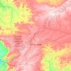 Campo Verde topographic map, elevation, terrain