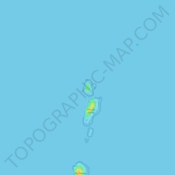 Ilha do Norte topographic map, elevation, terrain