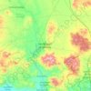 San Miguel de Allende topographic map, elevation, terrain