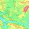 Thundorf i.UFr. topographic map, elevation, terrain
