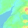 Bristol Bay topographic map, elevation, terrain