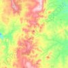 Brejinho das Ametistas topographic map, elevation, terrain