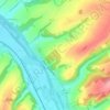 Cheney topographic map, elevation, terrain