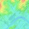 Porto topographic map, elevation, terrain