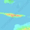 Pulau Sorenarwa topographic map, elevation, terrain