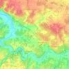 Martigné-Briand topographic map, elevation, terrain