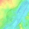 Bénouville topographic map, elevation, terrain