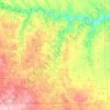Butte Creek Segment topographic map, elevation, terrain