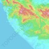 Aceh Jaya topographic map, elevation, terrain