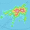 Shodoshima topographic map, elevation, terrain