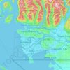 Metro Vancouver Regional Parks topographic map, elevation, terrain