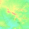 Frei Paulo topographic map, elevation, terrain