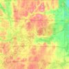 Portage County topographic map, elevation, terrain