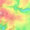 Dünfus topographic map, elevation, terrain