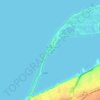 Presque Isle State Park topographic map, elevation, terrain