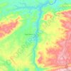 Açude de Acauã topographic map, elevation, terrain