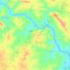 Gararu topographic map, elevation, terrain