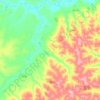 Deodápolis topographic map, elevation, terrain