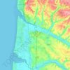 Communauté d'agglomération des Deux Baies en Montreuillois topographic map, elevation, terrain