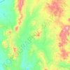 Cucurpe topographic map, elevation, terrain
