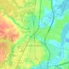 Colonial Heights topographic map, elevation, terrain