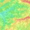 Saint-Viâtre topographic map, elevation, terrain