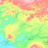 Degollado topographic map, elevation, terrain