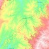 Jardim topographic map, elevation, terrain