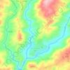 Ferreirós do Dão topographic map, elevation, terrain