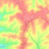 Bedford topographic map, elevation, terrain