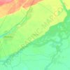 Ukwuani topographic map, elevation, terrain