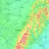 龙泉驿区 topographic map, elevation, terrain