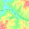 Pindall topographic map, elevation, terrain