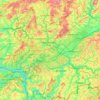 Blies topographic map, elevation, terrain