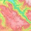 Golinhac topographic map, elevation, terrain