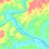 Bassett topographic map, elevation, terrain