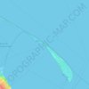 Hel Peninsula topographic map, elevation, terrain