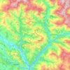 Chautara Sangachok Gadhi topographic map, elevation, terrain