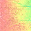 Hooker County topographic map, elevation, terrain